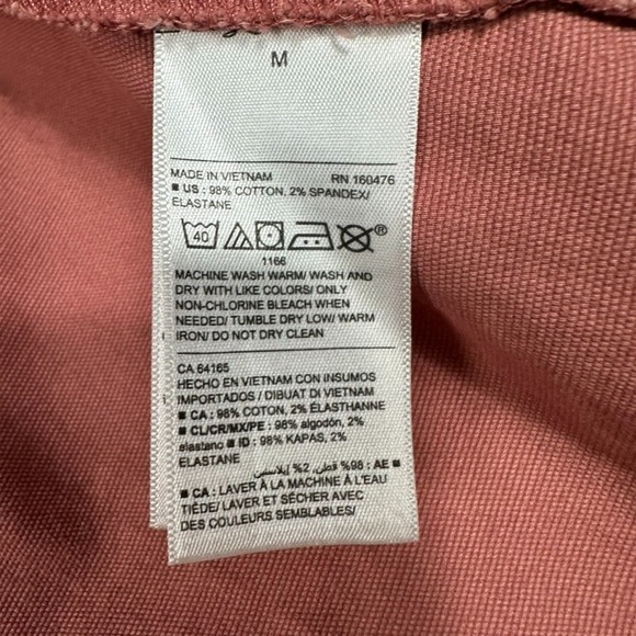 Old Navy Womens Canvas Utility Field Zip Jacket Size M Pink Military Barn Chore - Picture 11 of 15